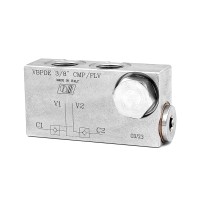 Гидрозамок двусторонний VBPDE 3/8 CMP/FLV (V0114)
