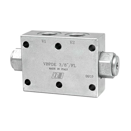 Гидрозамок двусторонний VBPDE 3/8 FL (V0185)