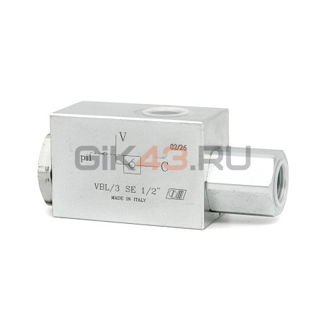 Гидрозамок односторонний VBL/3 SE 1/2 (V0277)