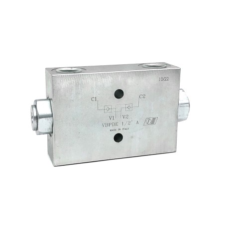 Гидрозамок двусторонний VBPDE 1/2A (V0190)