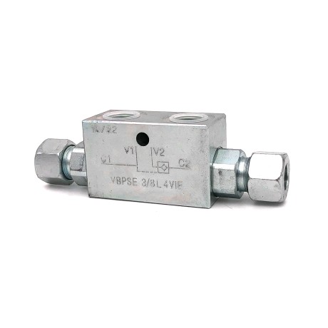 Гидрозамок односторонний VBPSE 3/8'' L 4VIE 2CEXC 3/8-12L (М18*1,5) V0110/SE