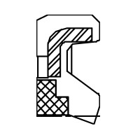 Сальник 44,6-63,5-4,1 VCN-PL NBR