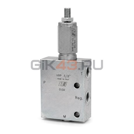 Клапан редукционный VRP 3/8'' (V0704) 10-60 bar
