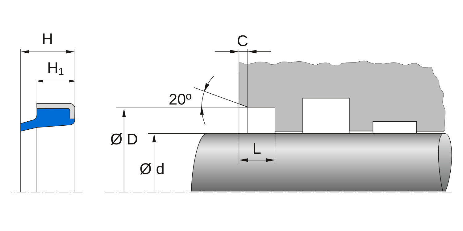Грязесъемник AS, Freudenberg