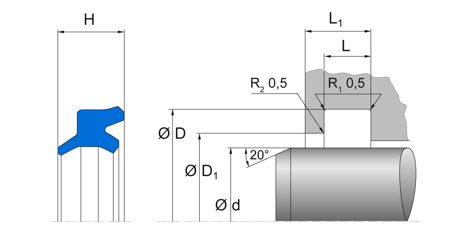 Грязесъемник PU11, Merkel