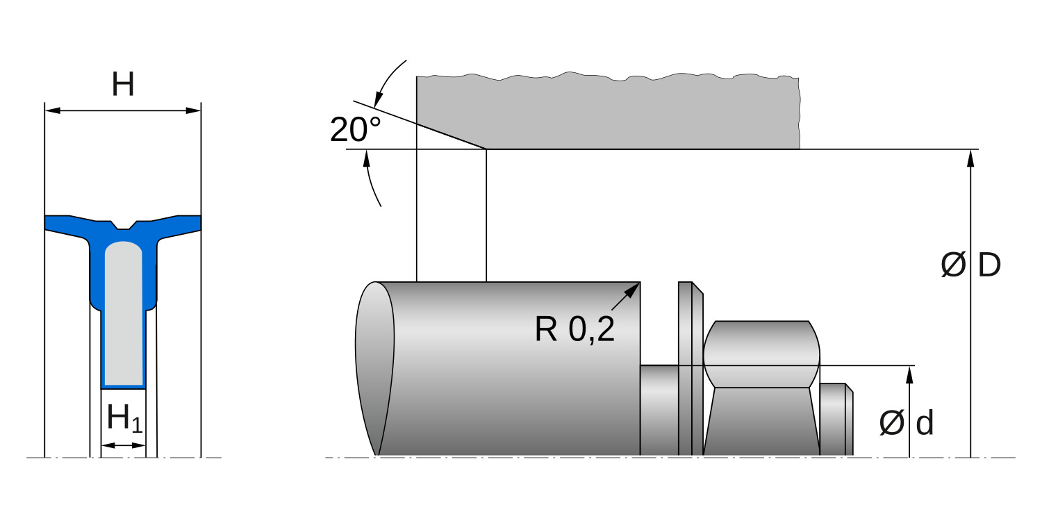 Уплотнения поршня TDUOP, Freudenberg